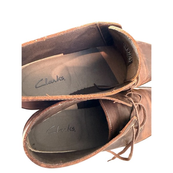 Clarks Originals Desert Boot Mens 15 Beeswax Brown Leather Chukka Boots Ankle main image 4